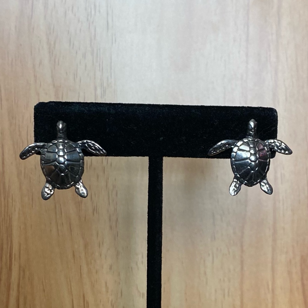 Turtle Sterling 925 Stud Earrings